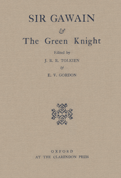 Cover of Sir Gawain and the Green Knight (edited with E.V. Gordon), 1925 First Edition