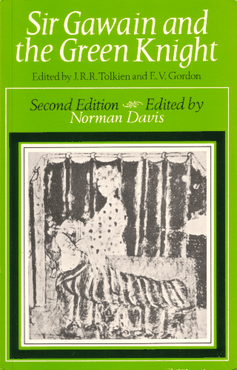 Cover of Sir Gawain and the Green Knight (edited with E.V. Gordon), 1968 First Paperback Edition (revised by Norman Davis)