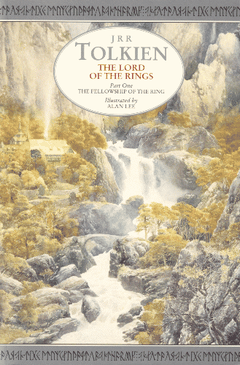 Cover of The Fellowship of the Ring, 1996 Illustrated Edition (Alan Lee)