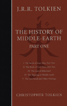 Cover of The History of Middle-earth, Part One, 2002 Hardback Edition