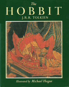 Cover of The Hobbit, 1984 Illustrated Hardback Edition