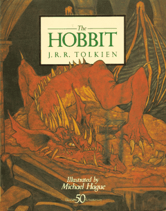 Cover of The Hobbit, 1987 Illustrated Paperback Edition