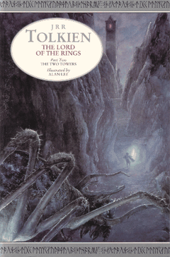 Cover of The Two Towers, 1996 Illustrated Edition (Alan Lee)